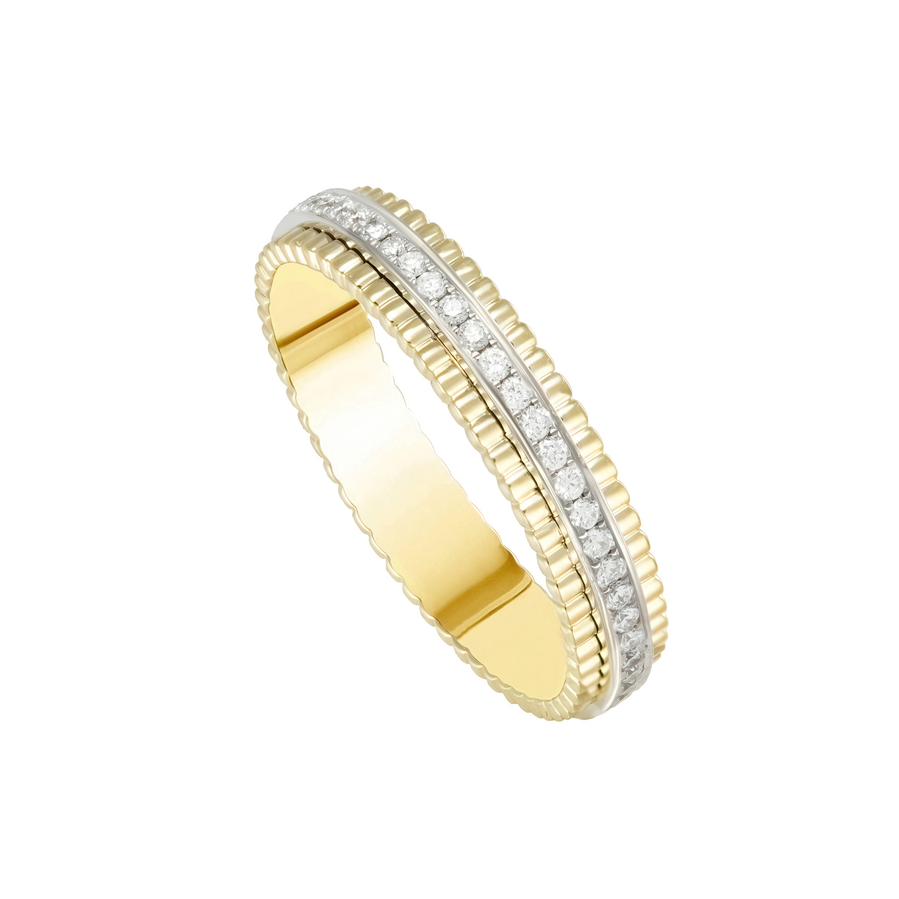 Золотое кольцо-дорожка с бриллиантами 0.35ct