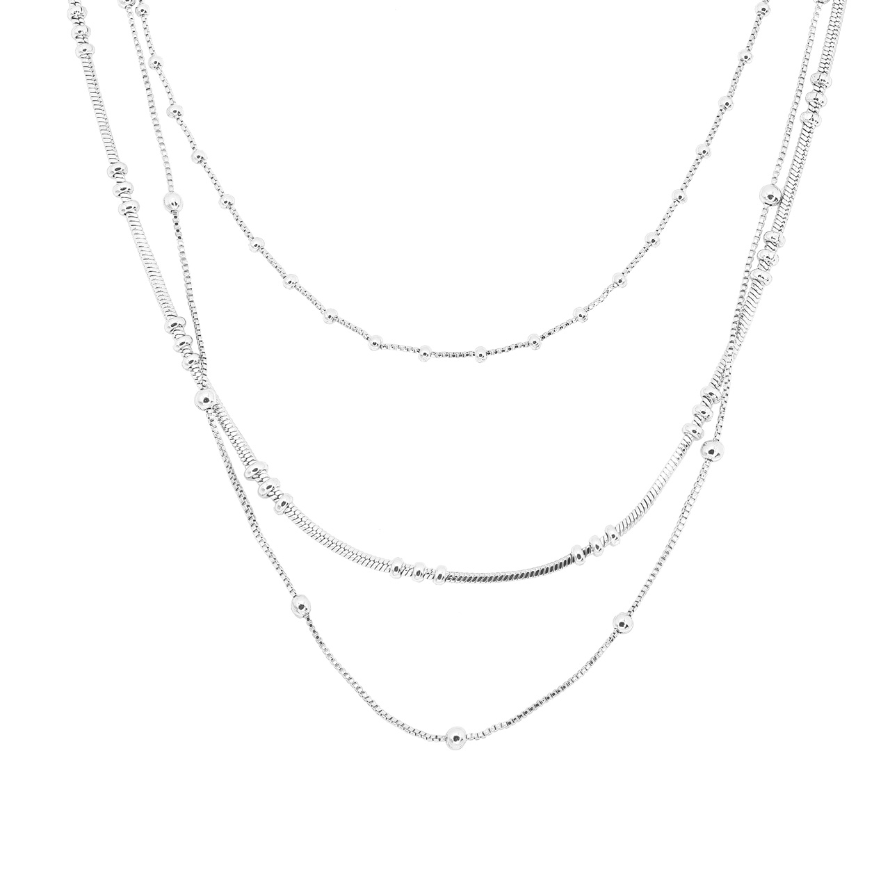 Многоярусное колье "Triple necklace"