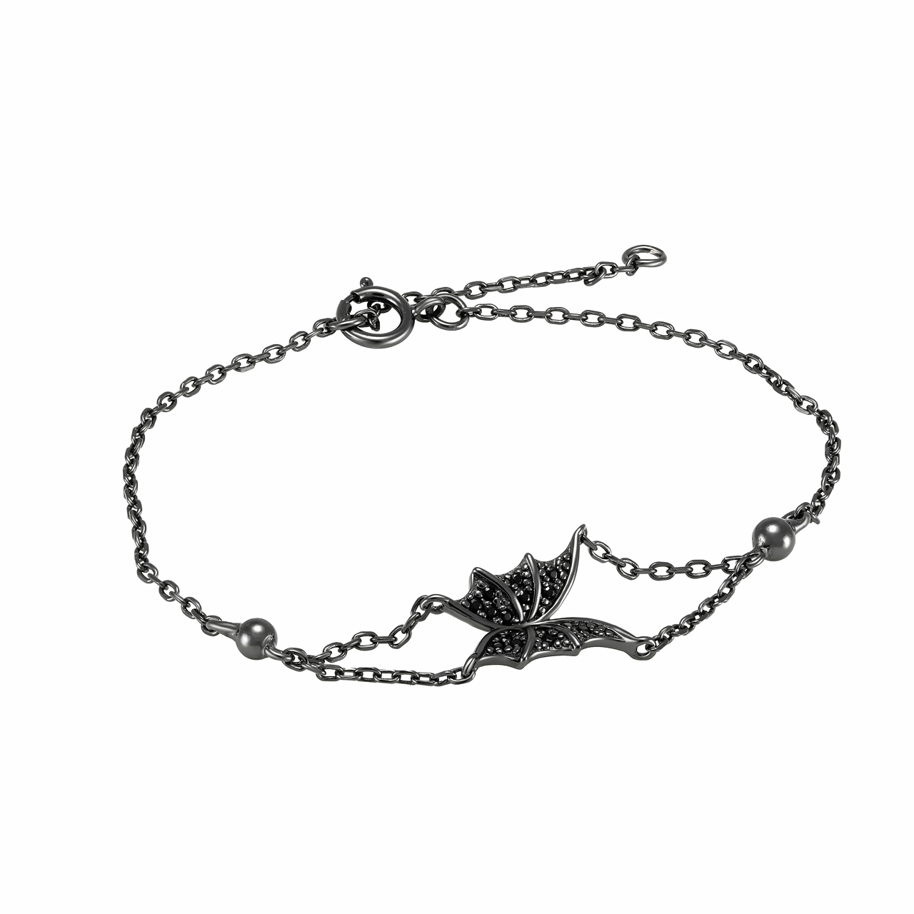 Серебряный браслет с фианитами