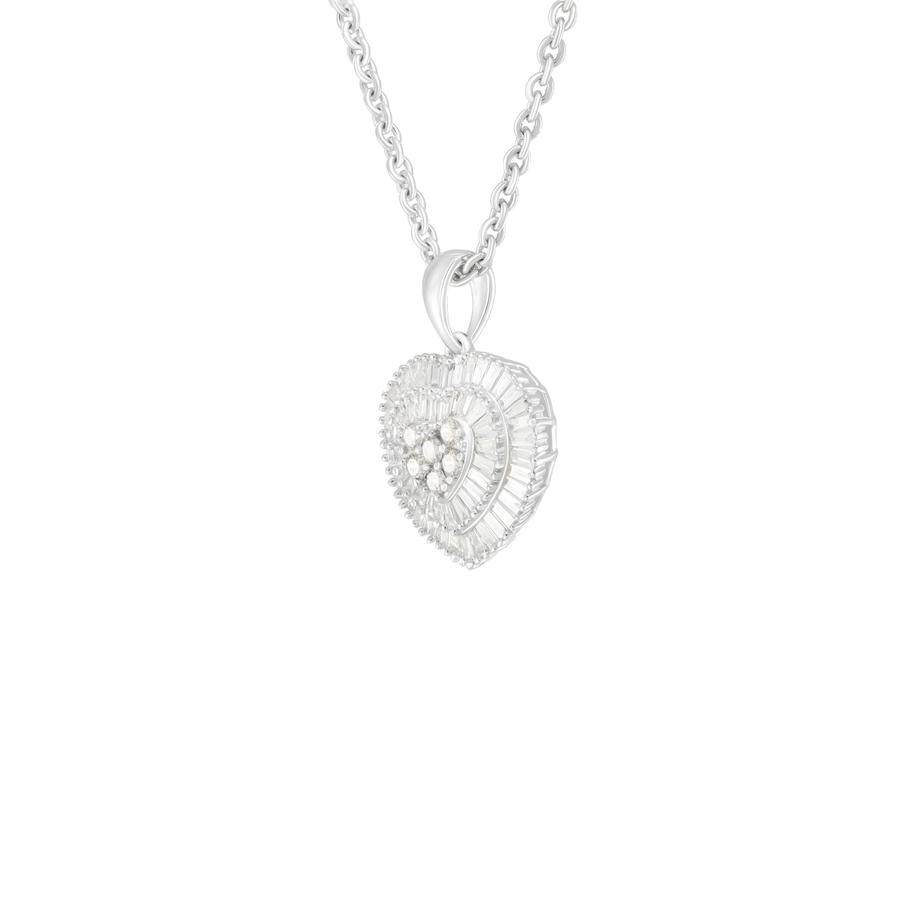 Подвеска из золота 750 с бриллиантами 0.4ct