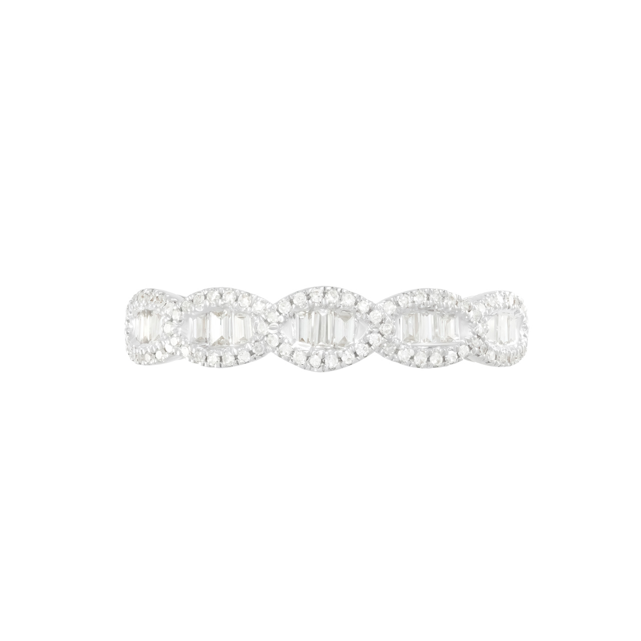 Кольцо из золота 750 с бриллиантами 0.33ct