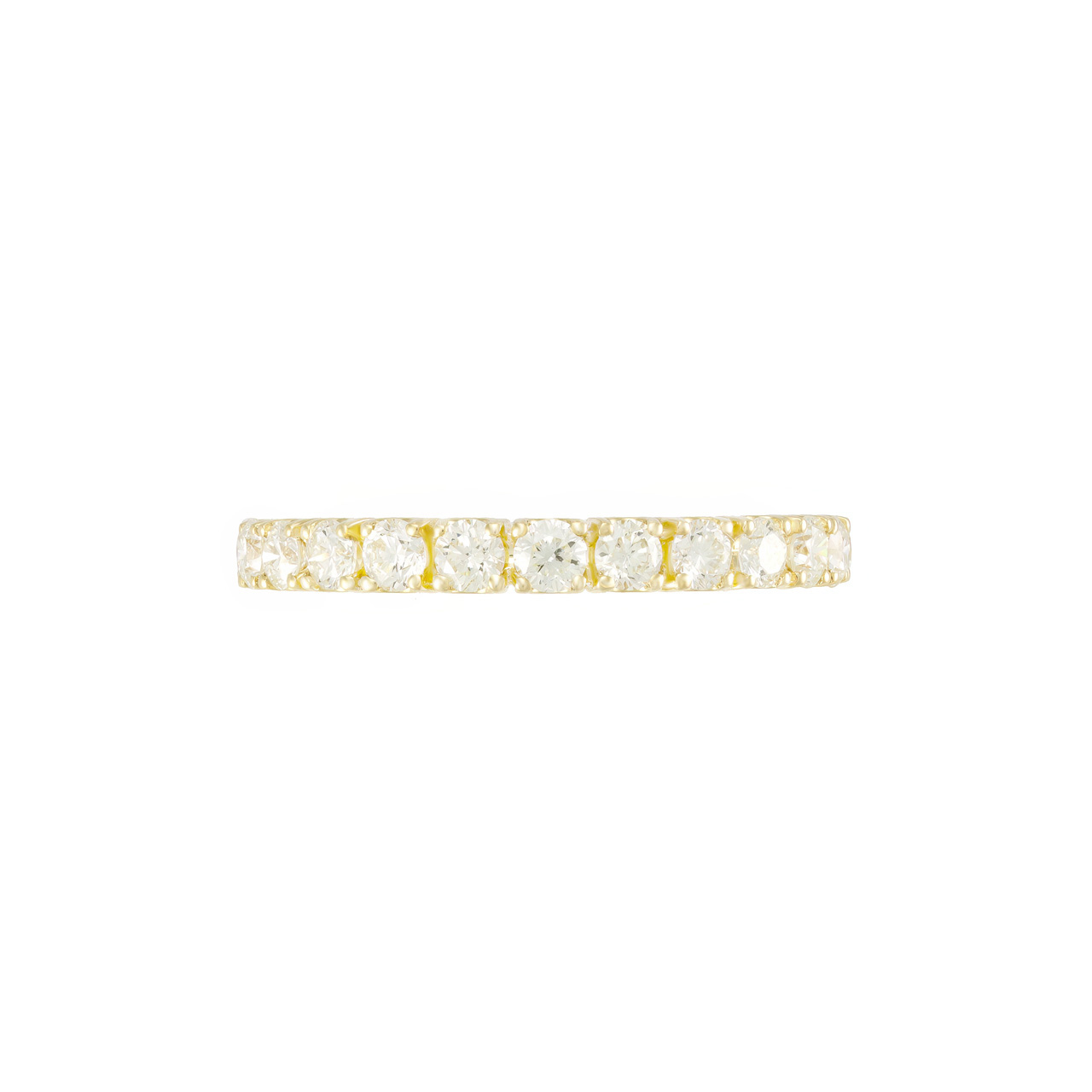 Золотое кольцо-дорожка с бриллиантами 0.60ct