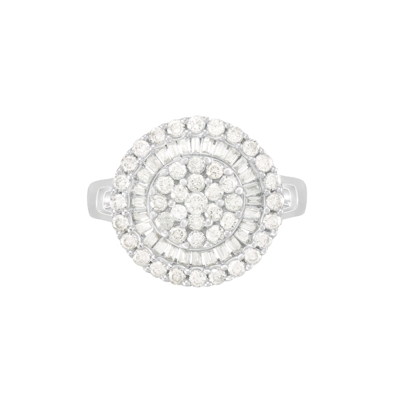 Золотое кольцо с бриллиантами 0.8ct