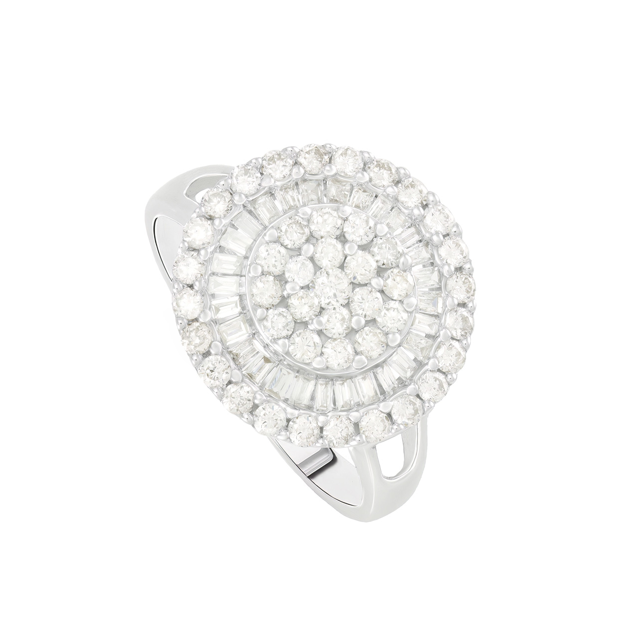 Золотое кольцо с бриллиантами 0.8ct