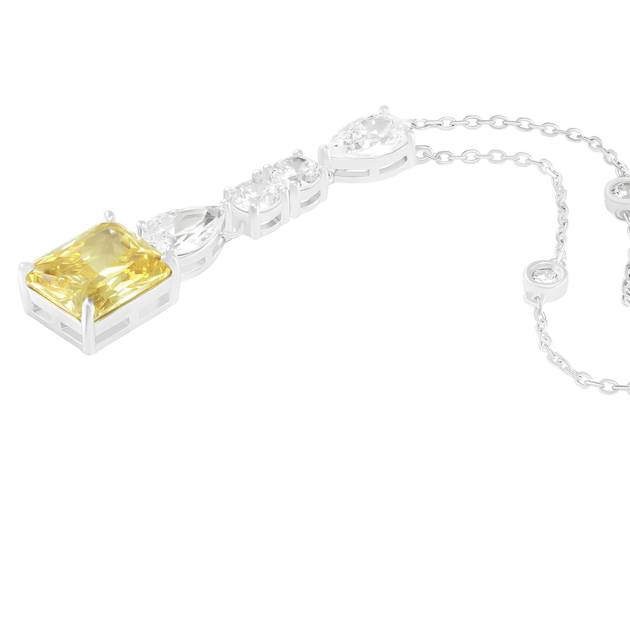 Серебряное колье с фианитами