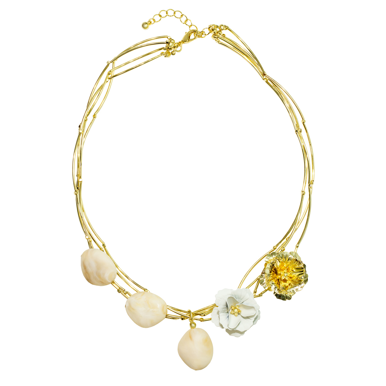 Колье "Snow White & Shiny Gold"