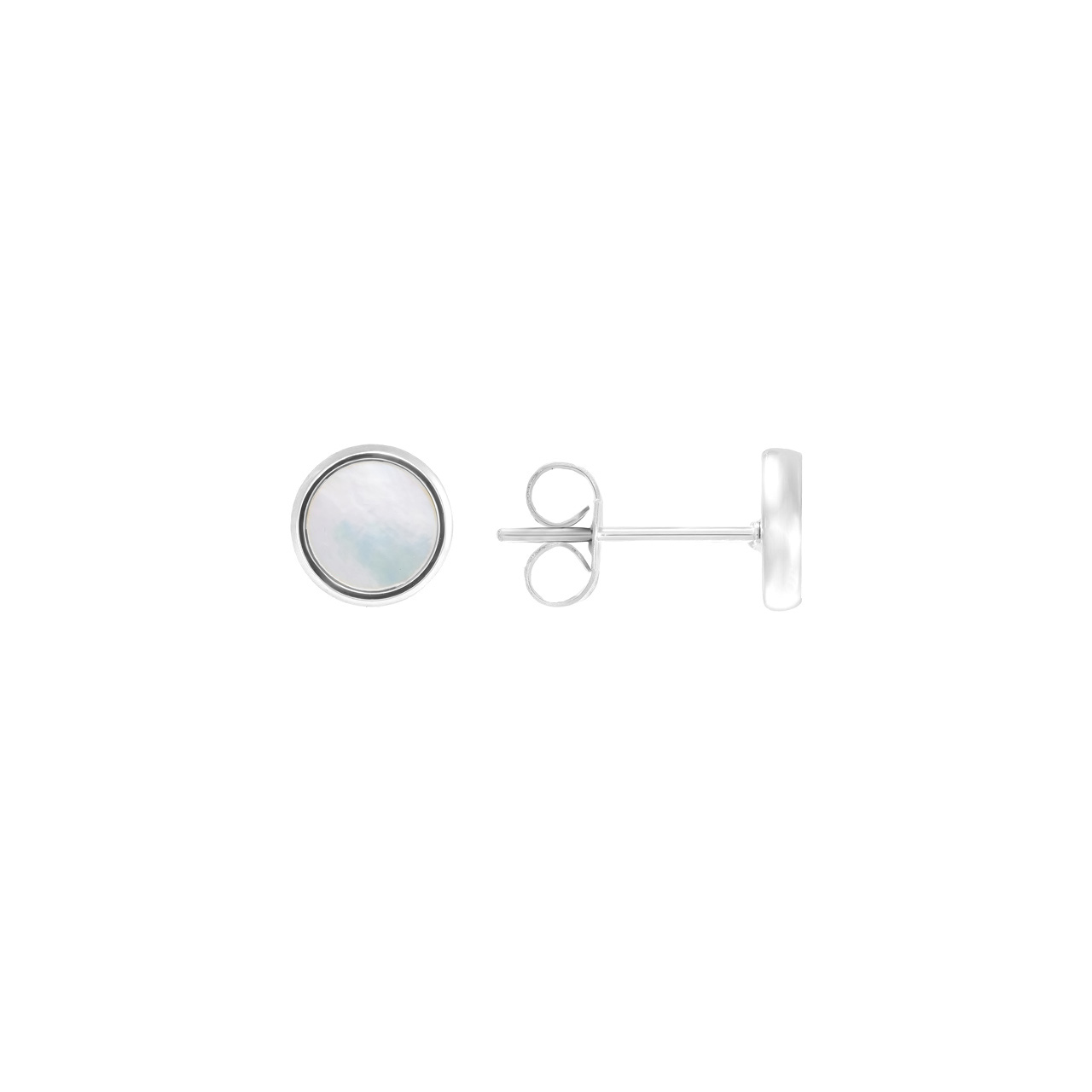 Серьги-пусеты "Pearl" с перламутром