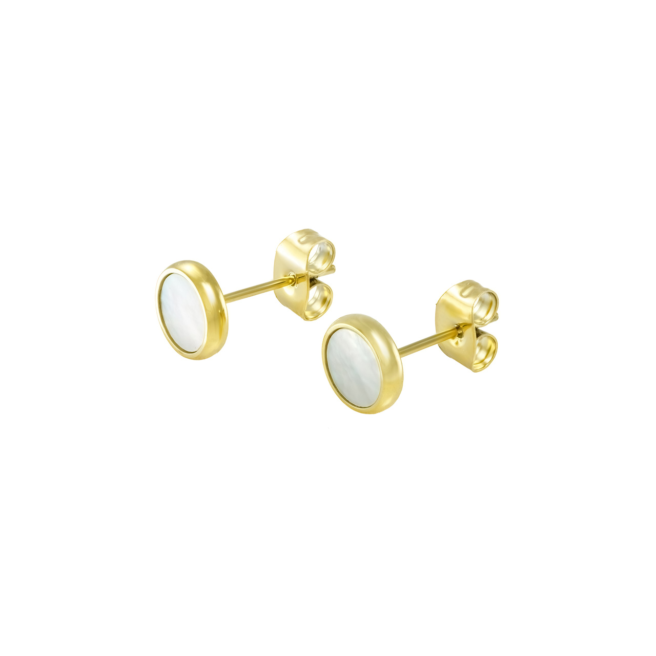Серьги-пусеты "Pearl" с перламутром