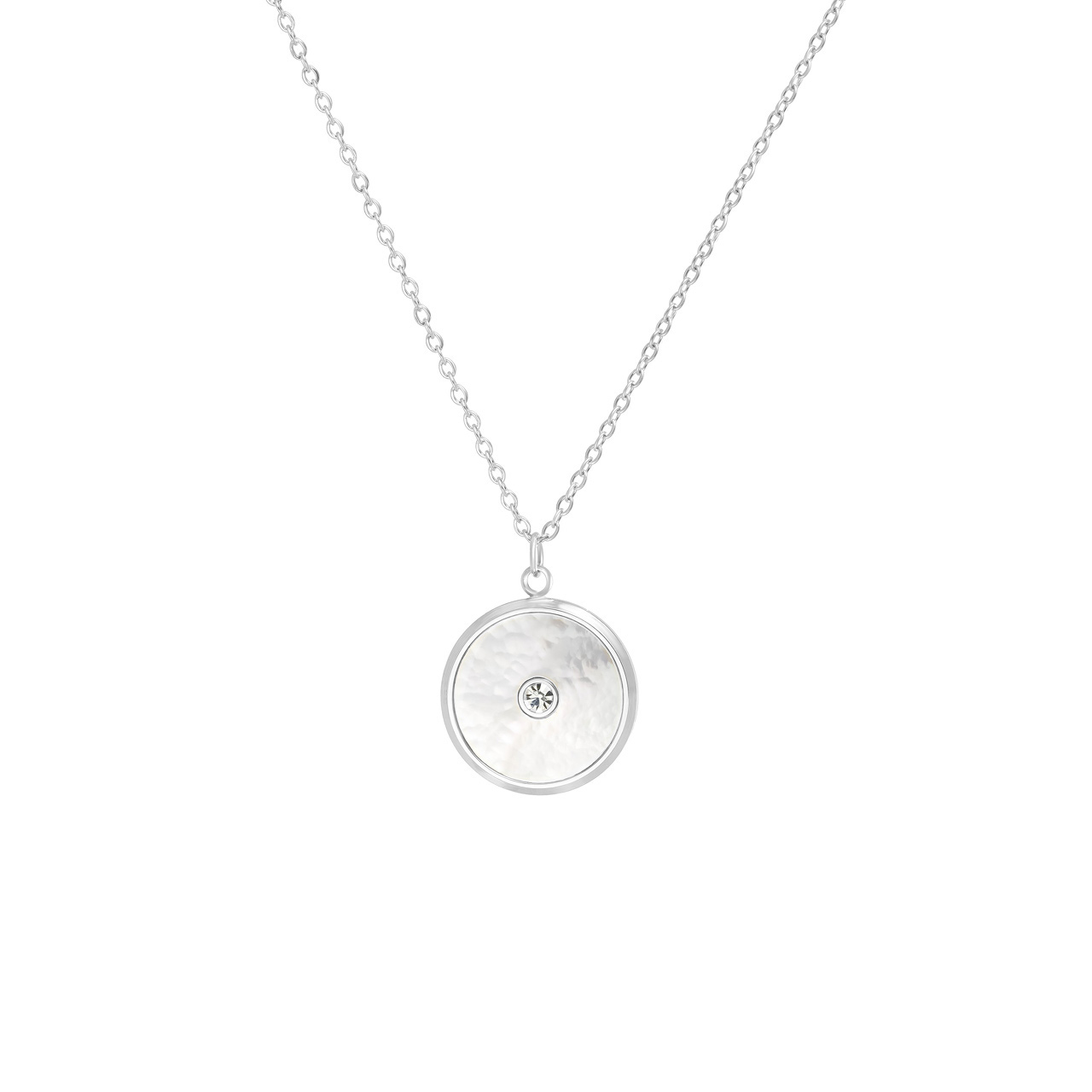 Колье "Pearl" с перламутром и фианитами