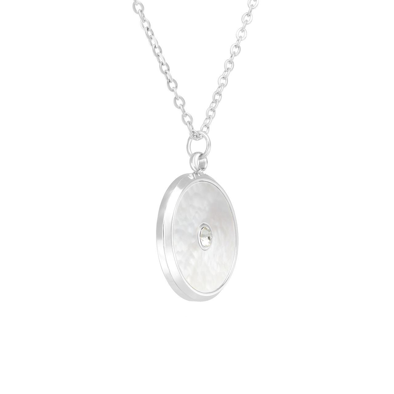 Колье "Pearl" с перламутром и фианитами