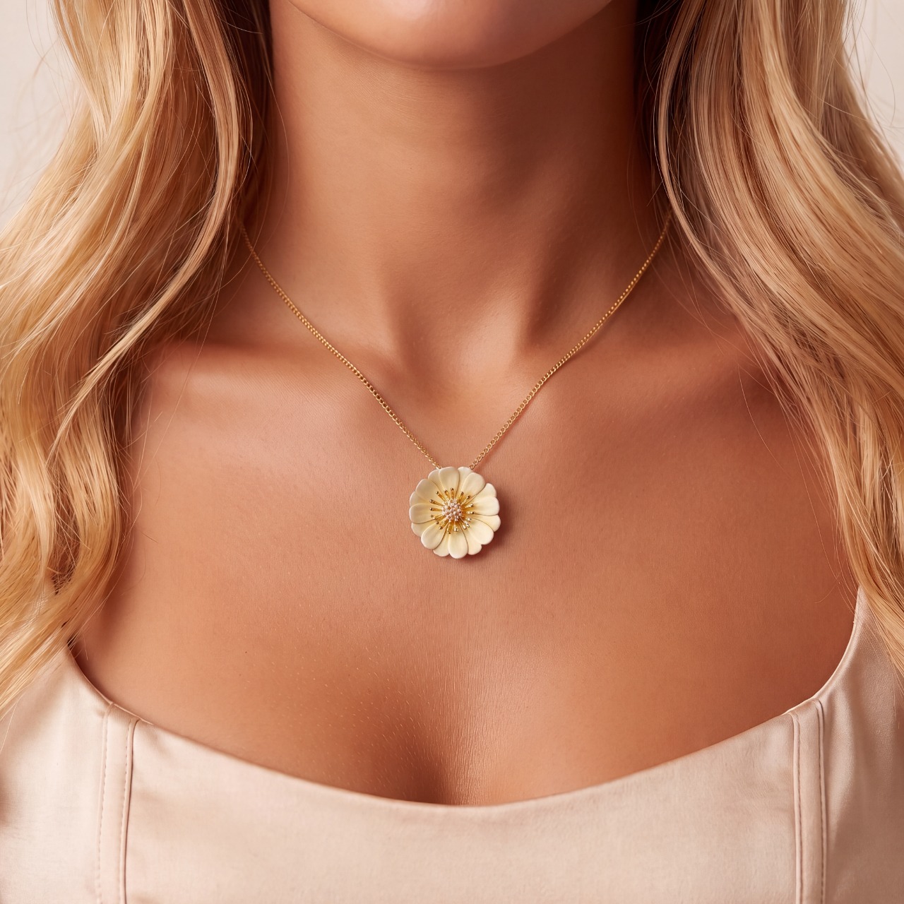 Колье "Ivory Bloom Elegance"