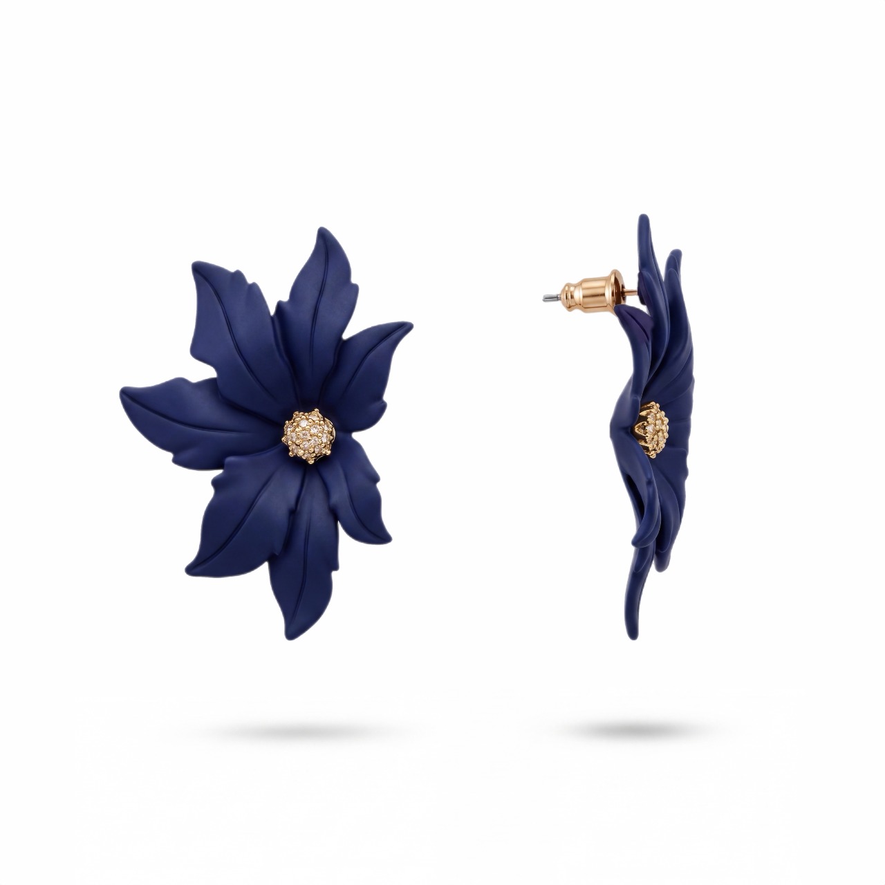 Серьги "Navy - Midnight Bloom"