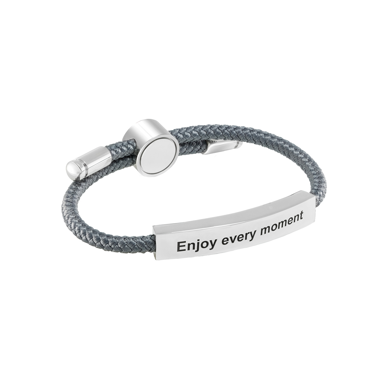 Браслет с гравировкой "Enjoy every moment"