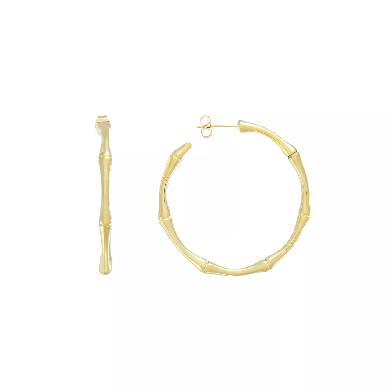 Серьги-конго "Golden Bamboo"