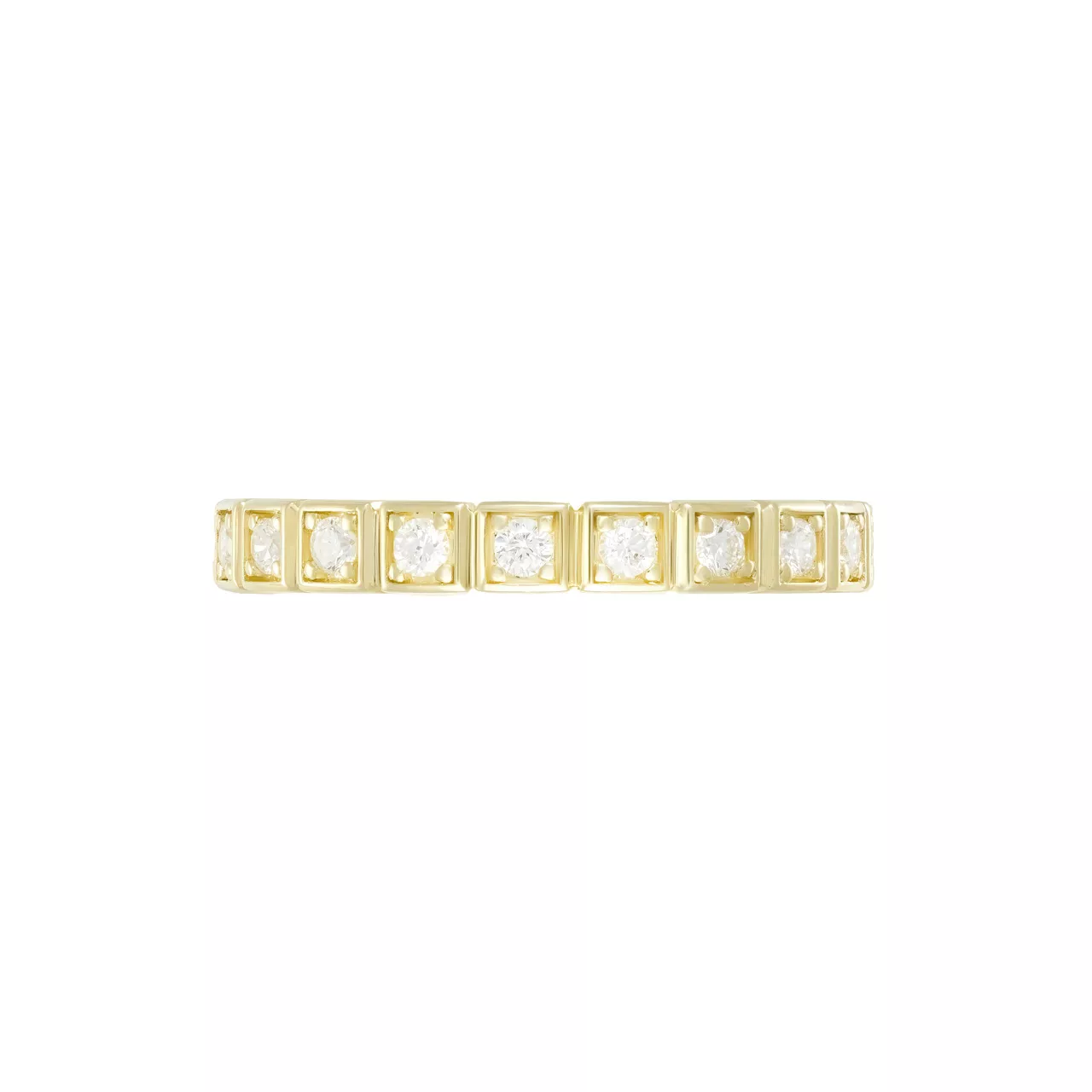 Золотое кольцо-дорожка с бриллиантами 0.49ct