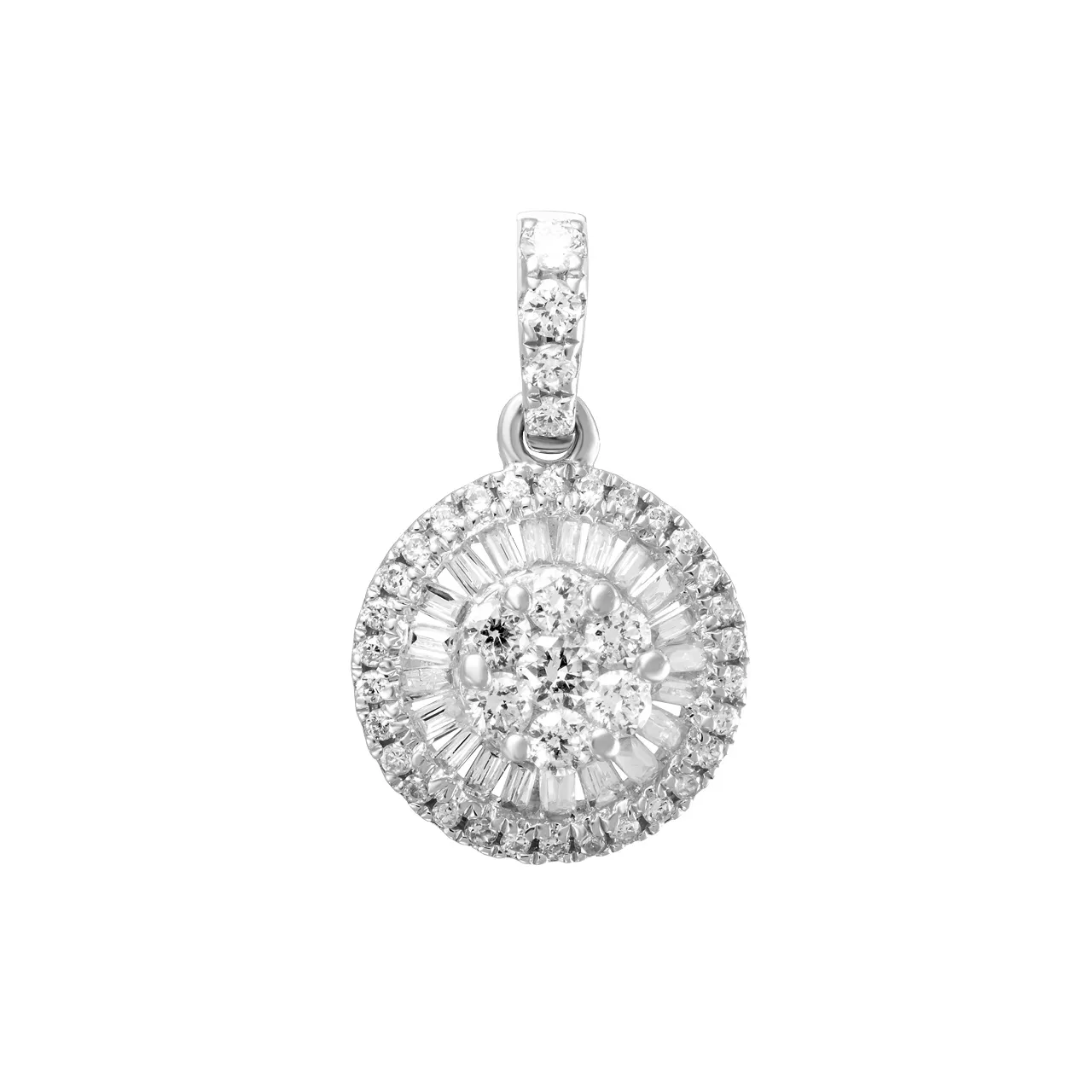 Подвеска из золота 750 с бриллиантами 0.25ct
