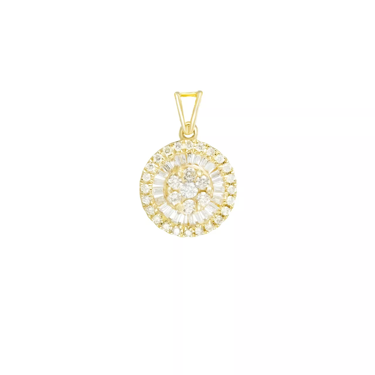 Подвеска из золота 750 с бриллиантами 0.38ct