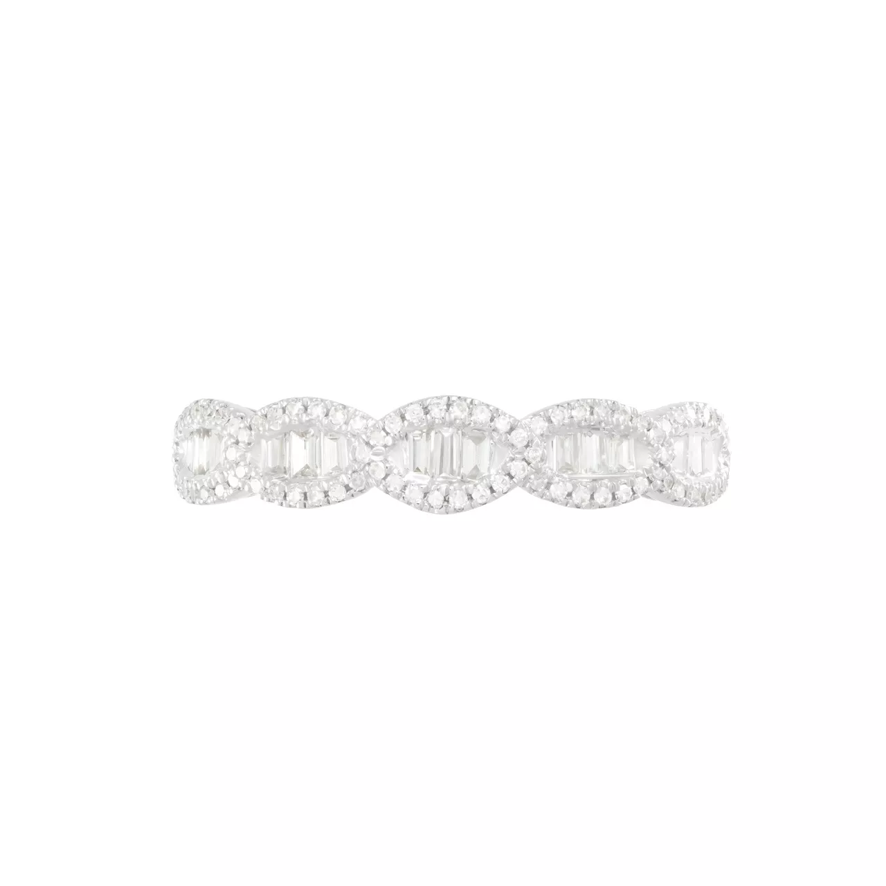 Кольцо из золота 750 с бриллиантами 0.33ct