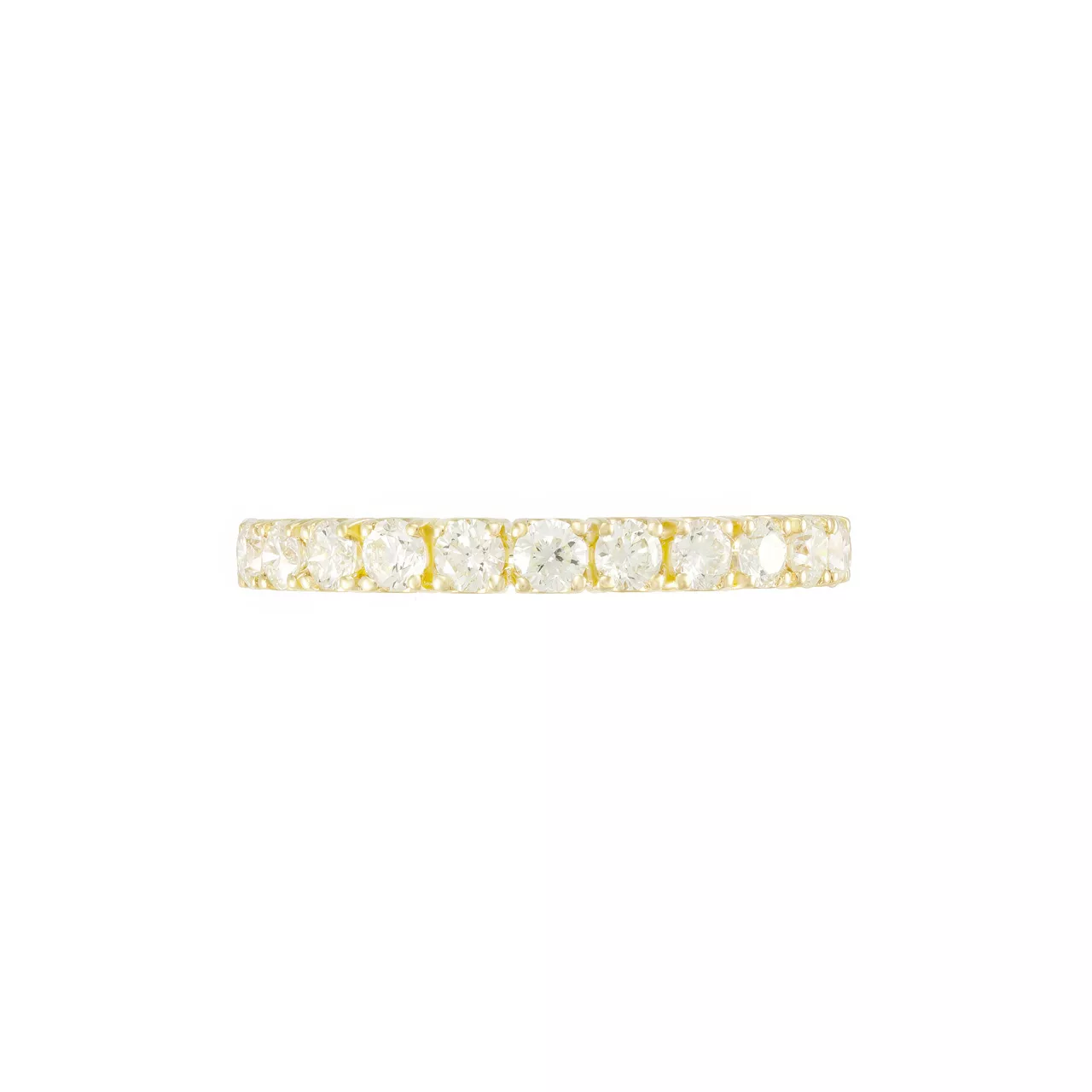 Золотое кольцо-дорожка с бриллиантами 0.60ct