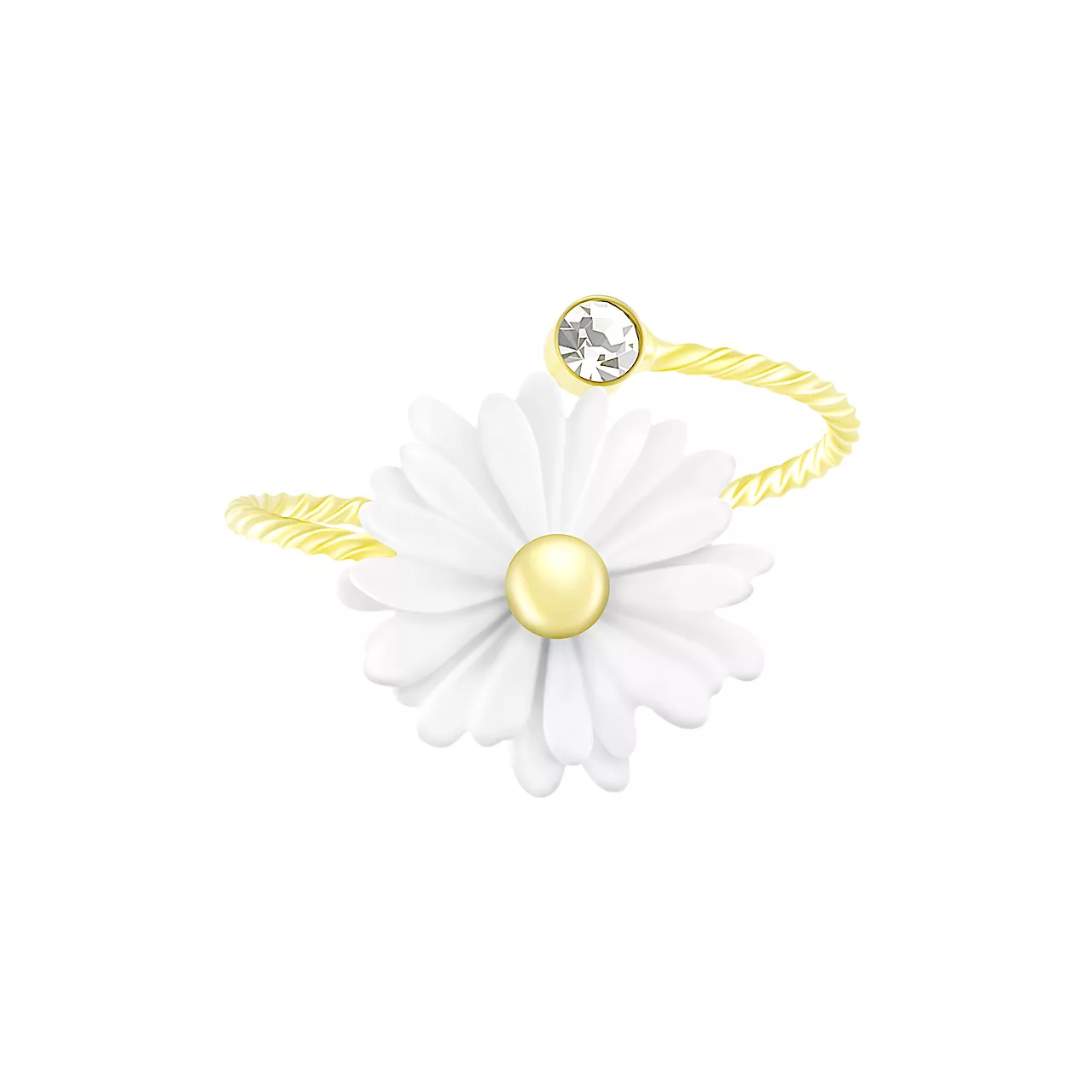 Кольцо "Chamomile" с фианитом