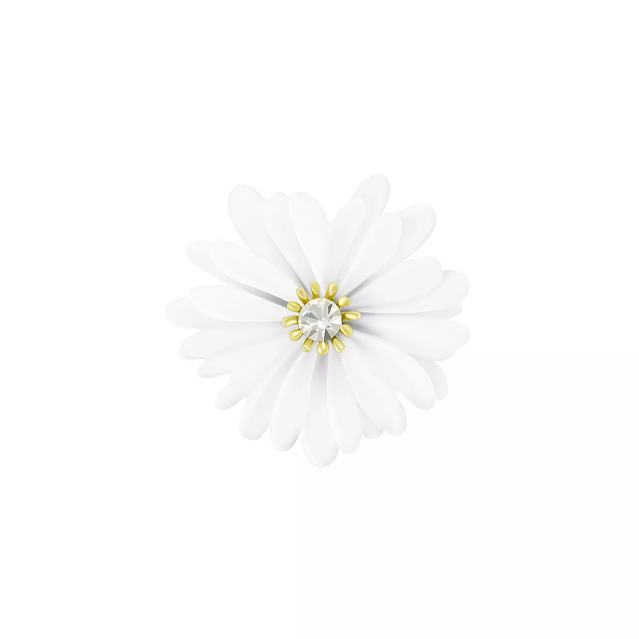 Кольцо "Chamomile" с фианитом