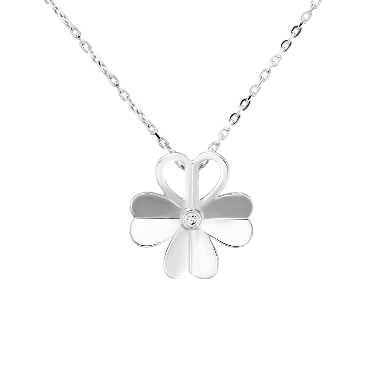 Золотое колье "Viola" с бриллиантом