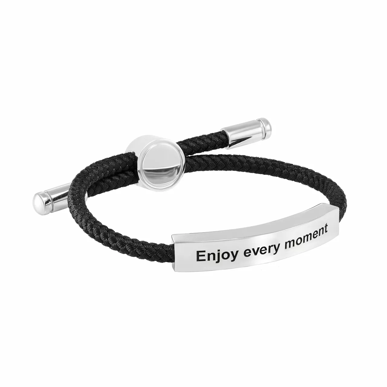 Браслет с гравировкой "Enjoy every moment"