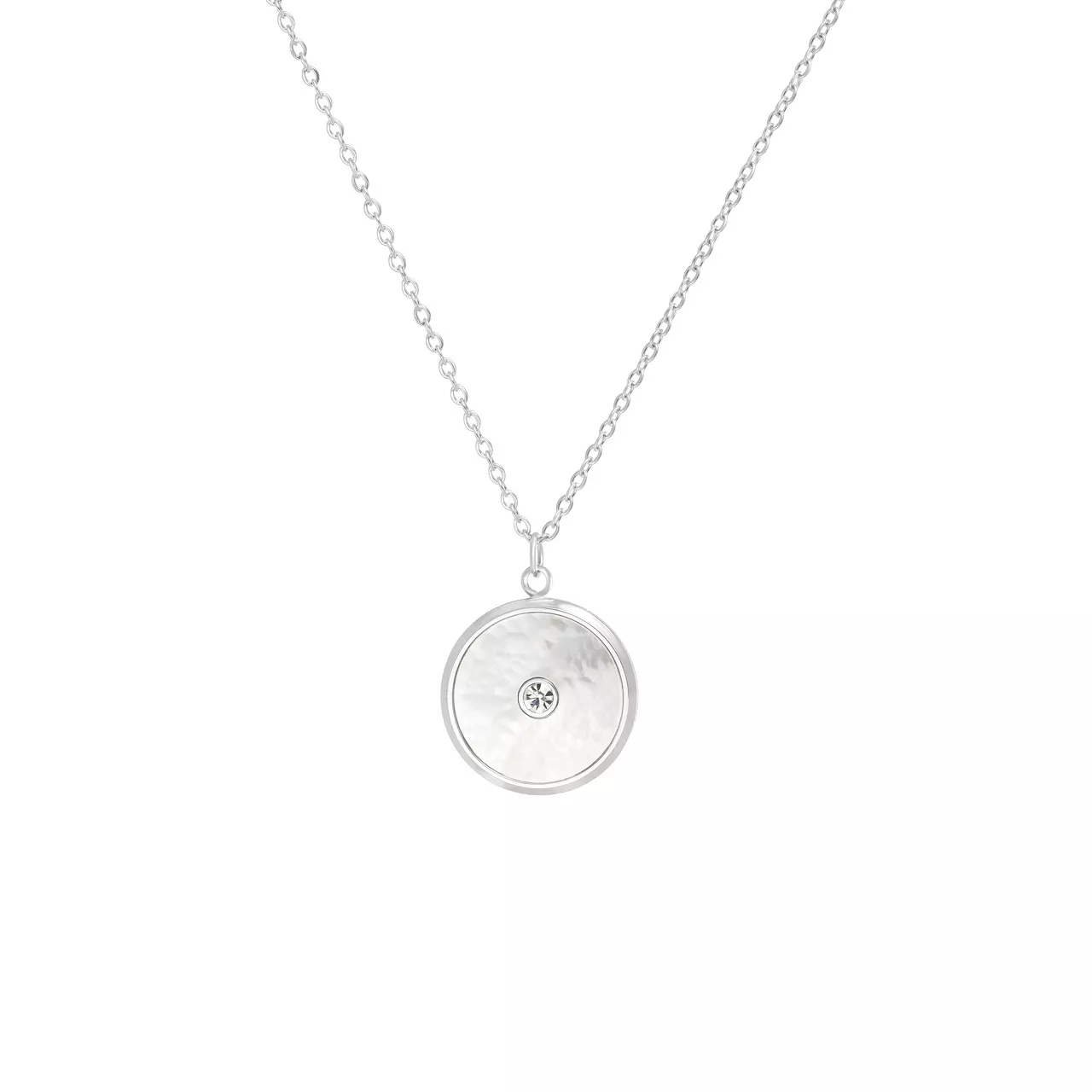 Колье "Pearl" с перламутром и фианитами