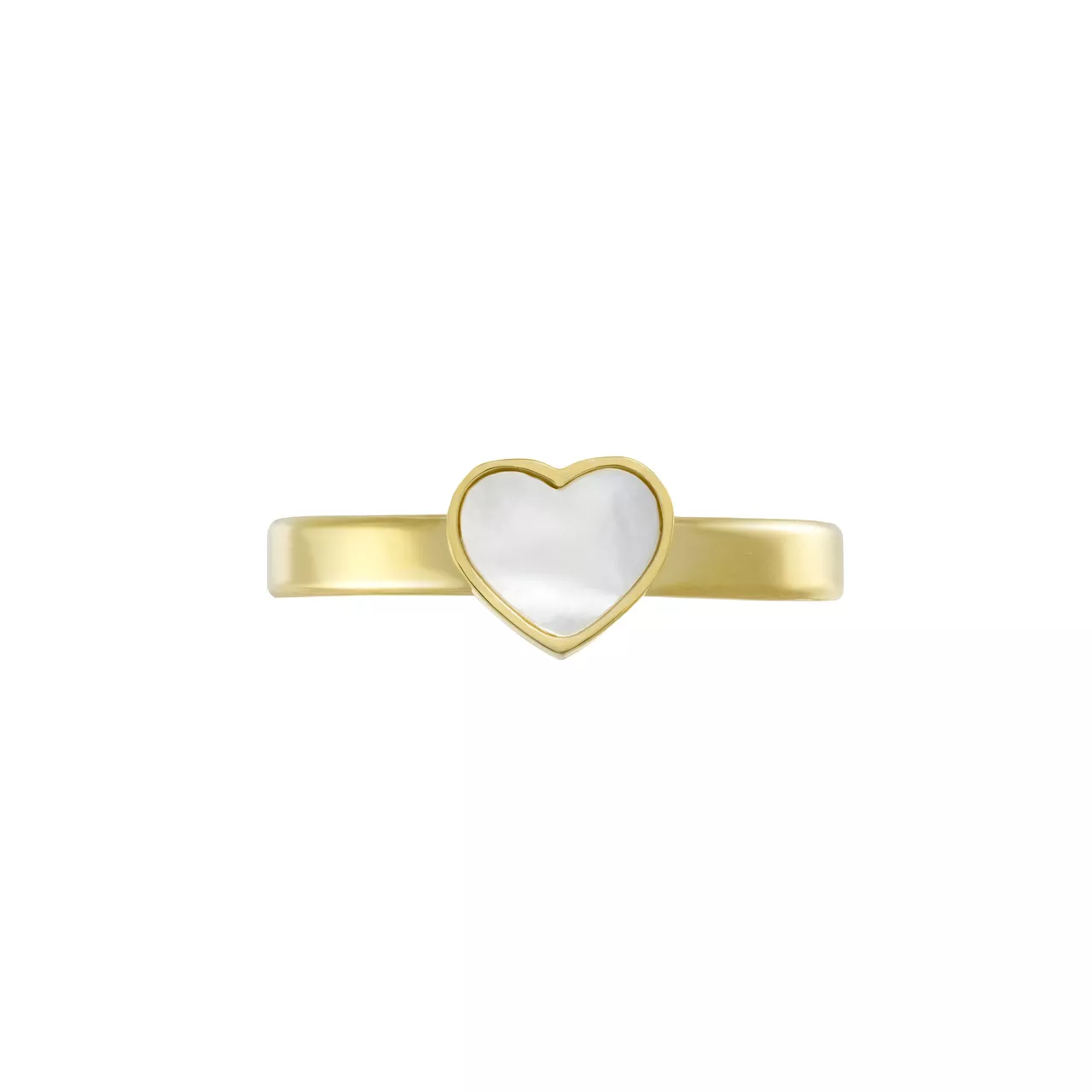 Кольцо "Pearl hearts" с перламутром