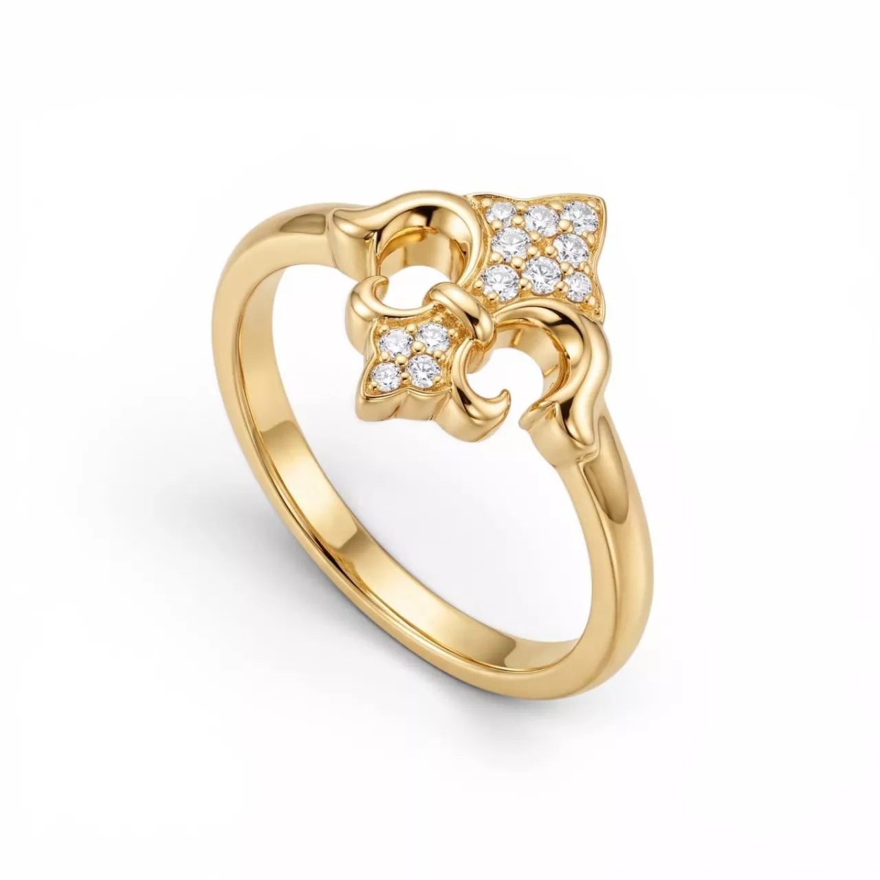 Серебряное кольцо с фианитами